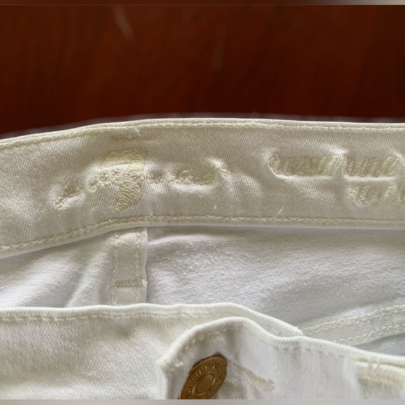 Women’s For All Mankind Jeans white size 27 - Picture 4 of 8